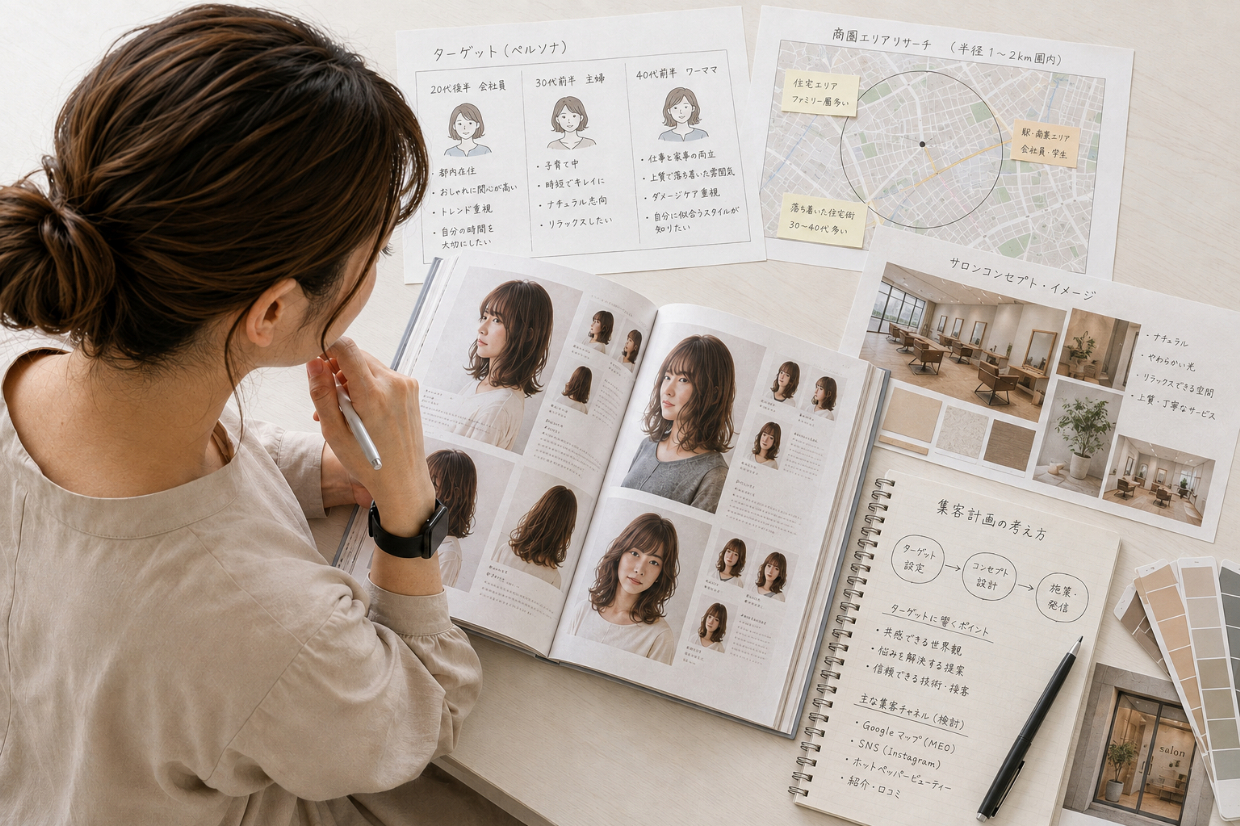 集客計画はターゲットとコンセプトから考える