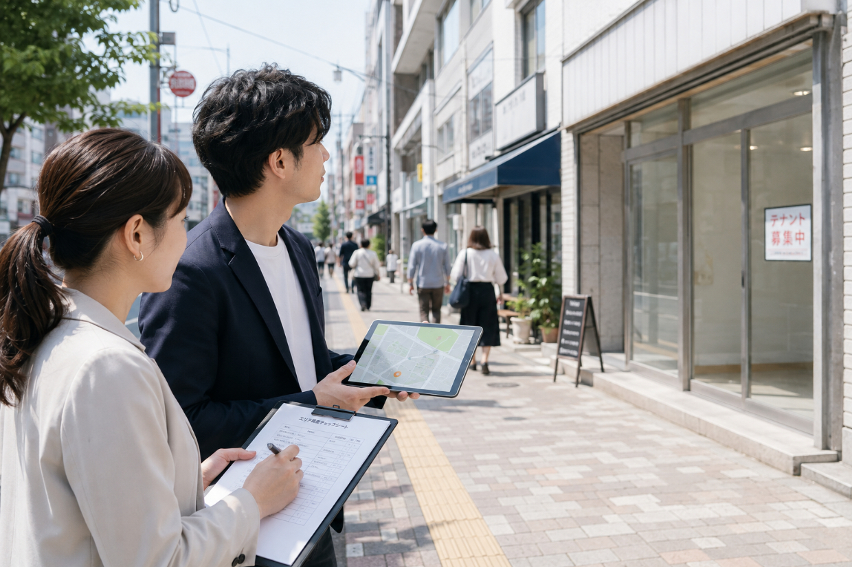 出店エリアは商圏調査で絞り込む
